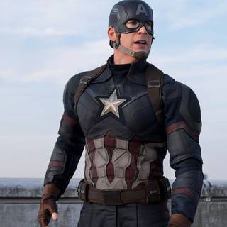 Captain America body wallpaper