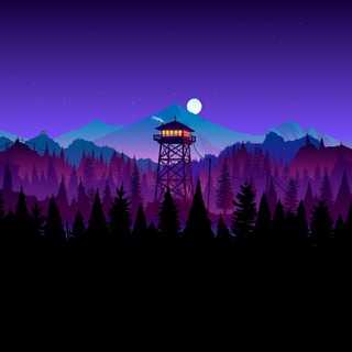 Fire tower wallpaper
