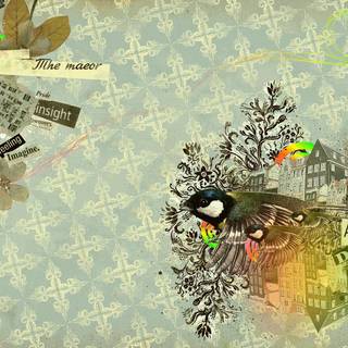 Vintage fall wallpaper