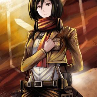 Mikasa AOT wallpaper