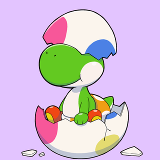Yoshi drawing wallpaper
