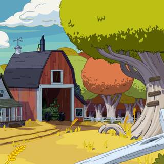 Cartoonish wallpaper