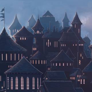 Hogwarts desktop art wallpaper