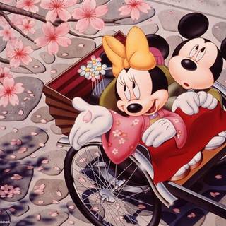 Mickey and Minnie wallpaper