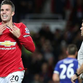 Robin van Persie wallpaper Man Utd 2015