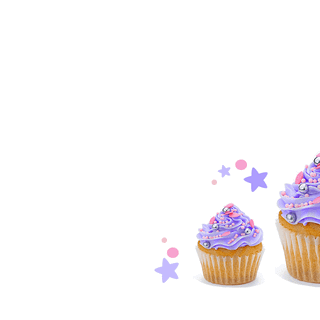 Cute cupcake background