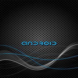 Android blue wallpaper