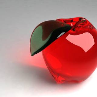 Glass Apple wallpaper