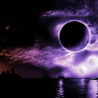 Trippy space wallpaper