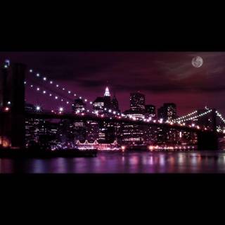 City lights background