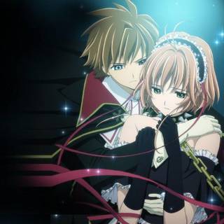 Romantic anime wallpaper