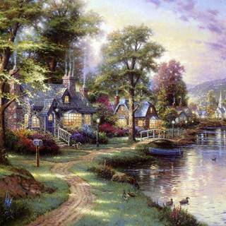 Thomas kinkade images free