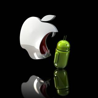 Apple 3D wallpaper