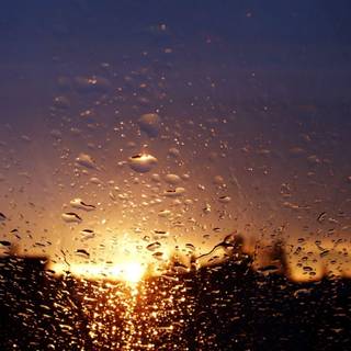 Rain on window wallpaper