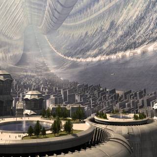 Future city wallpaper