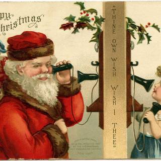 Old fashioned Christmas wallpaper