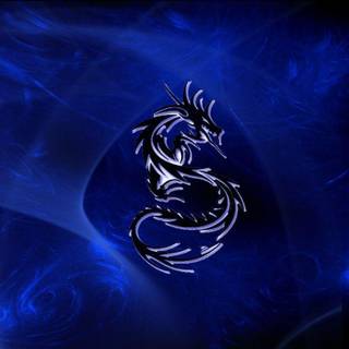 Blue dragon wallpaper