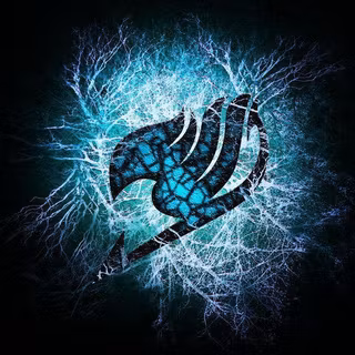 Fairy tail blue logo