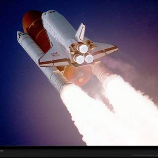 Space shuttle launch wallpaper