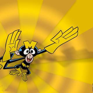 Cartoon monkey wallpaper