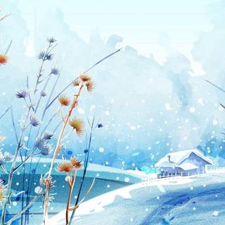 Winter landscapes wallpaper