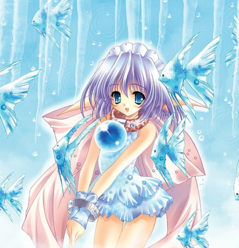 water anime fairy girl - Wallpaper Cave