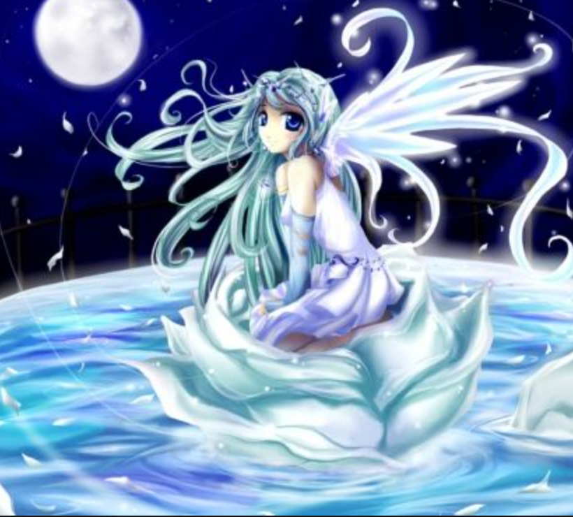 water fairy anime girl - Wallpaper Cave