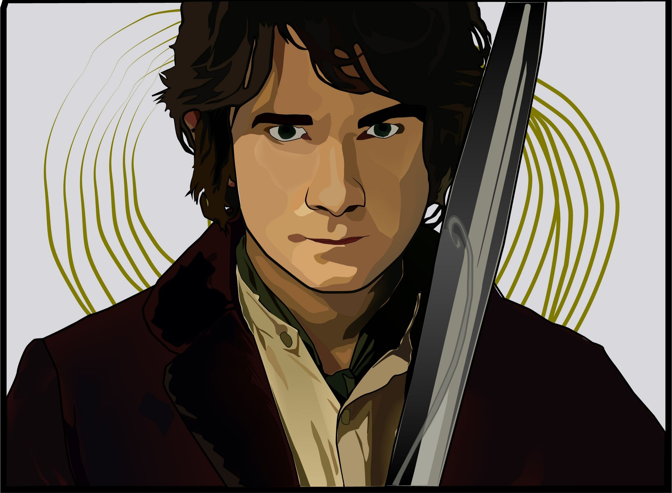 Bilbo Baggins Illustration - Wallpaper Cave