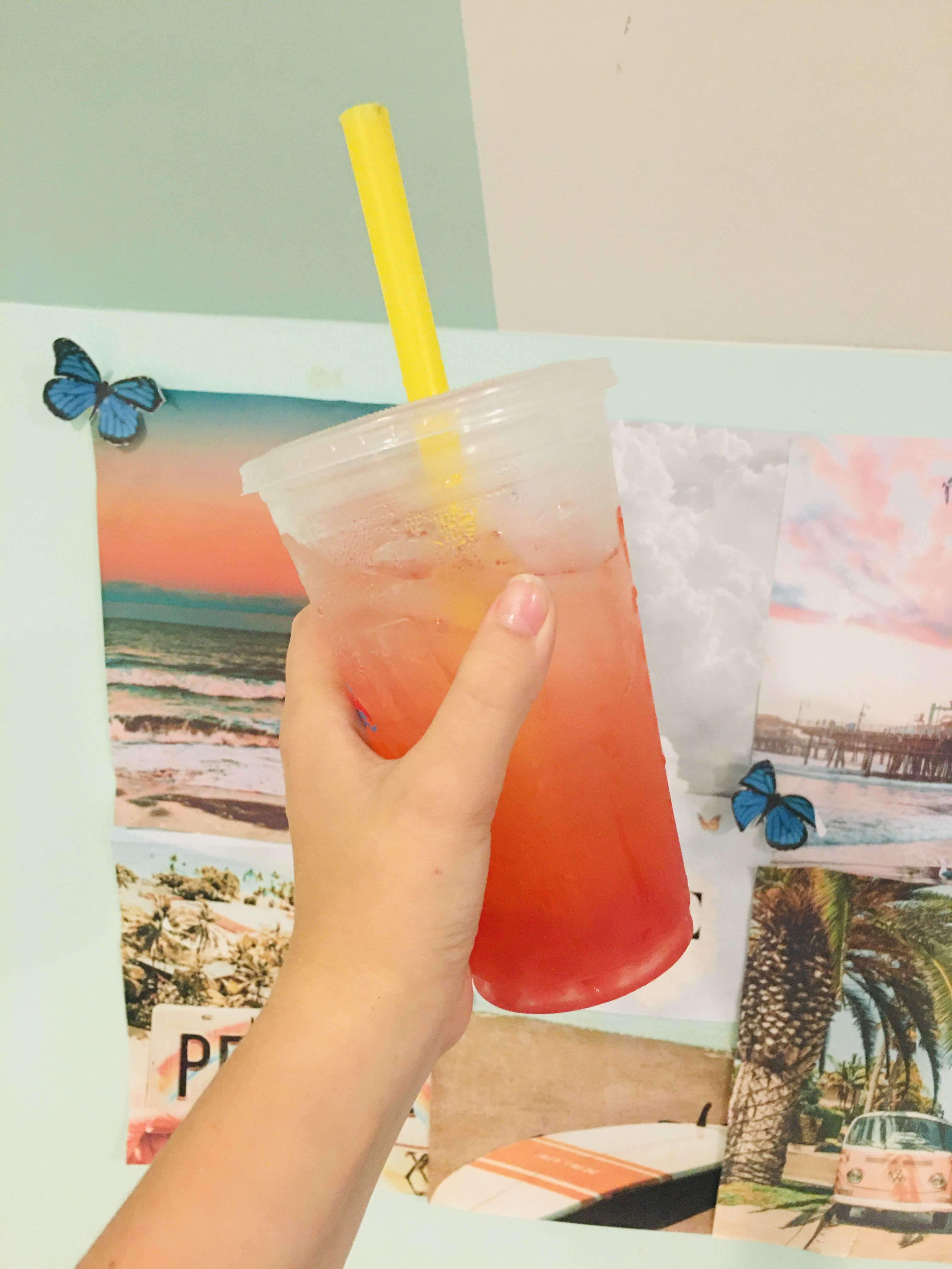 Lemonade bubble tea from Dunkin’