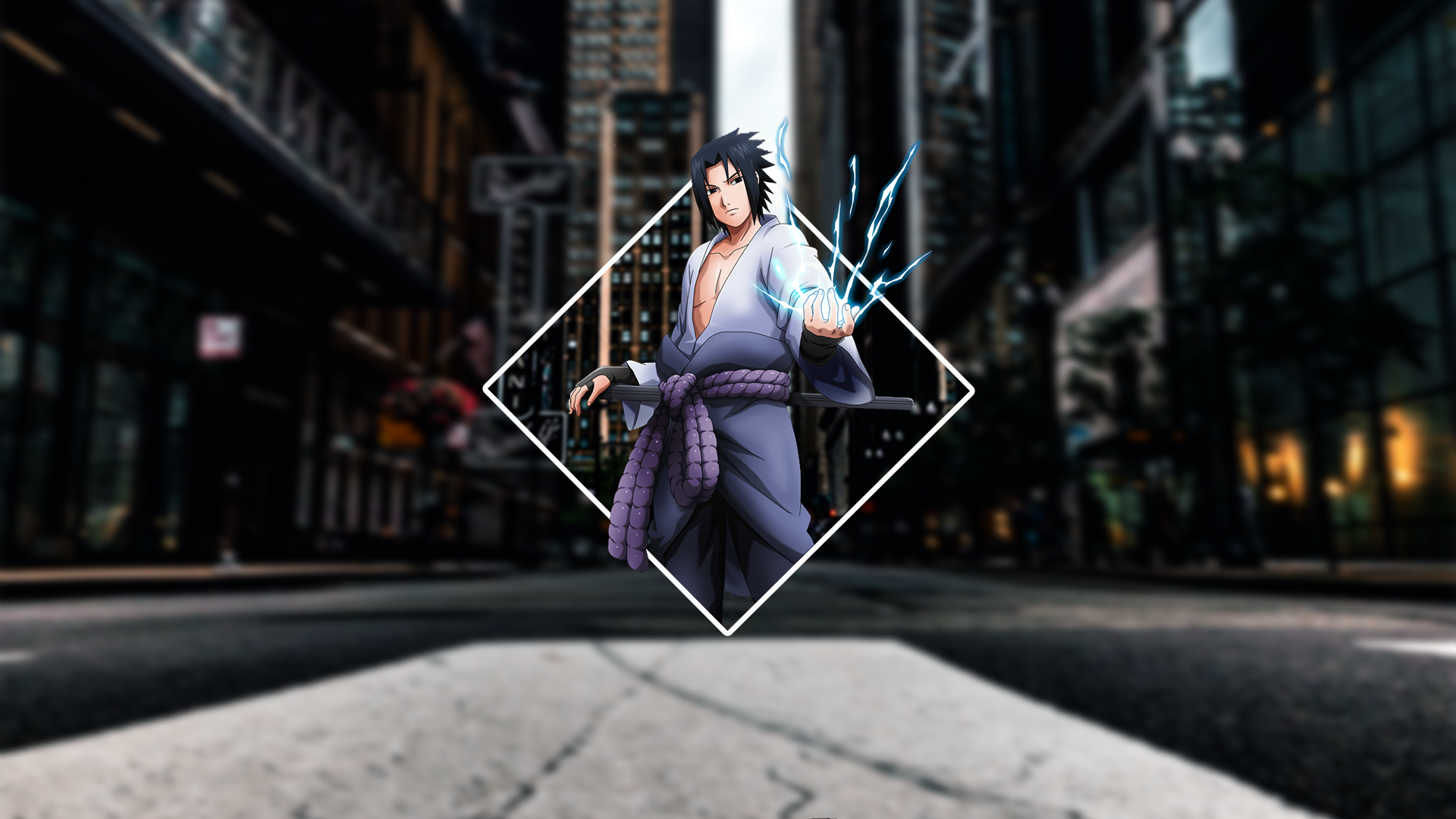 Sasuke Chidori Picture in Picture - Wallpaper Cave