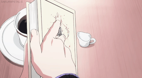 anime reading aesthetic gif - Wallpaper Cave
