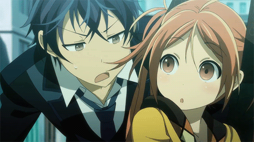 Anime Couple GIF - Anime Couple Kiss - Discover & Share GIFs