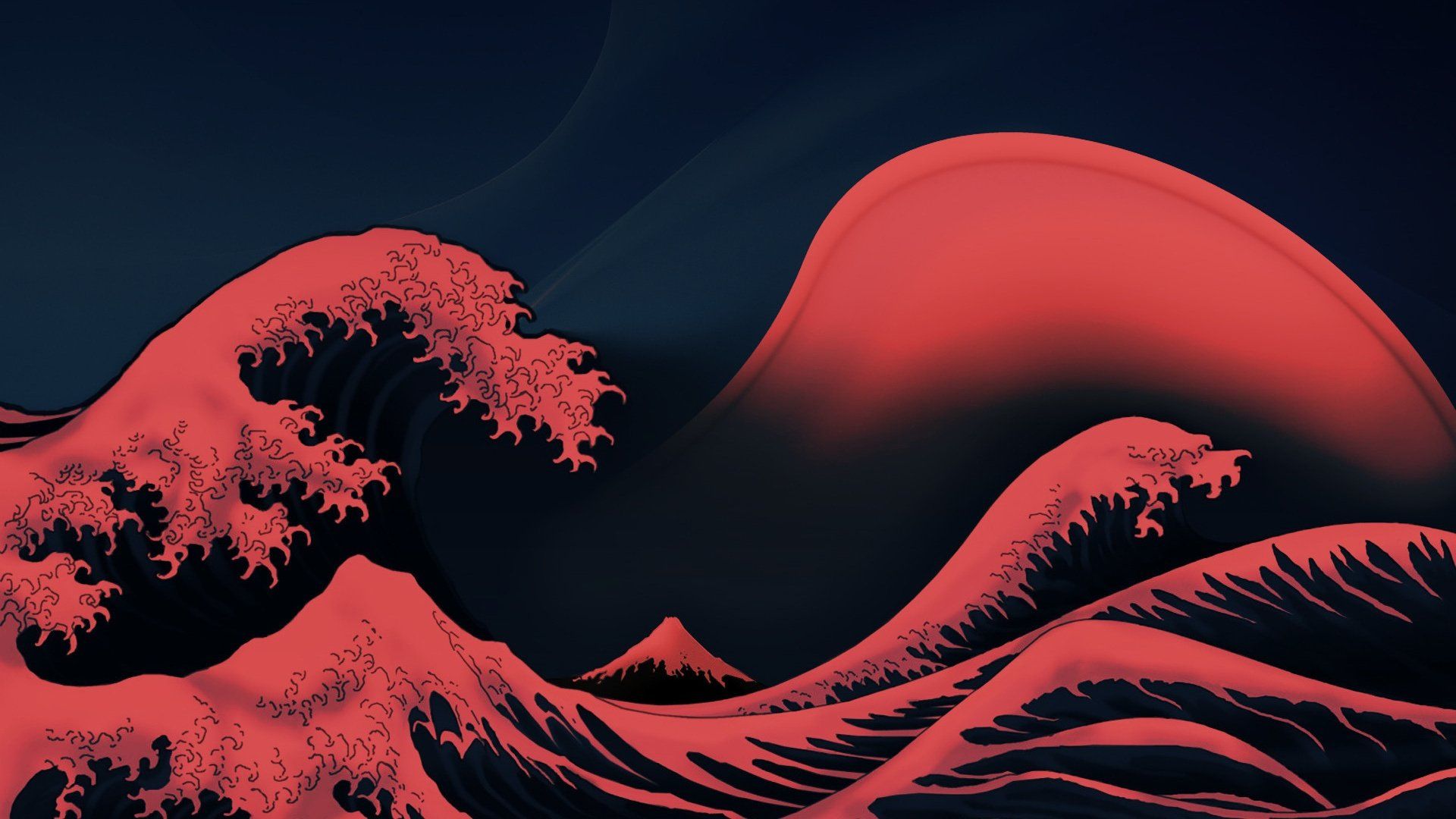 Sóng đỏ: Với tông màu đỏ sắc nét và gợi cảm, hình ảnh sóng đỏ sẽ đem đến cho bạn cảm giác sống động và mạnh mẽ. Chứng kiến sức mạnh của sóng và cảm nhận sự hùng mạnh của màu đỏ bằng cách xem hình ảnh này!