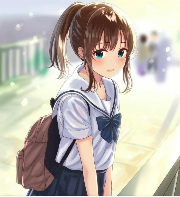 Cute Brunette School Girl - Wallpaper Cave