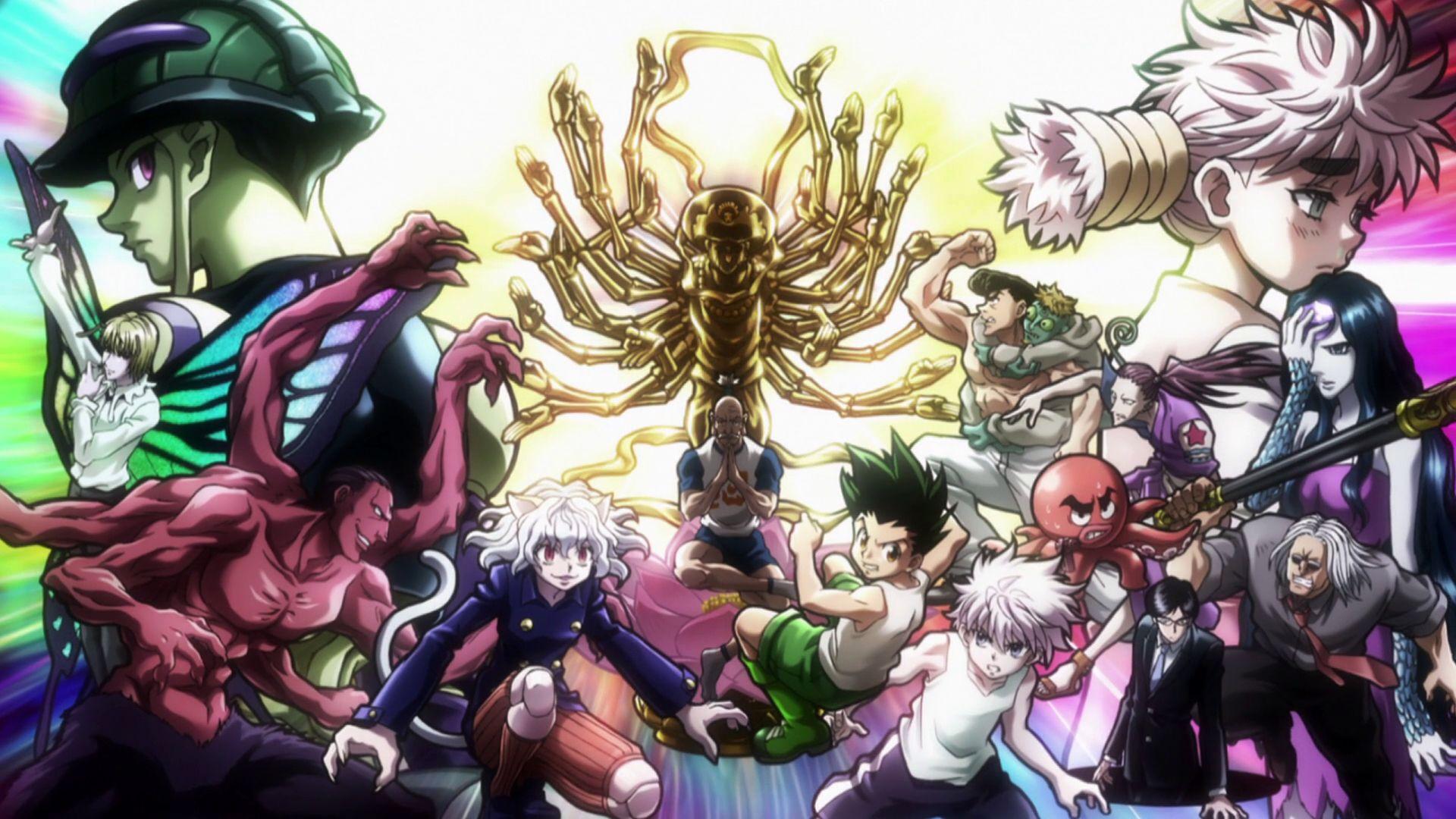 Tất cả các fan của series Hunter X Hunter: đừng bỏ lỡ cơ hội tải ảnh nền đầy màu sắc, tươi sáng về các nhân vật trong truyện tranh này. 