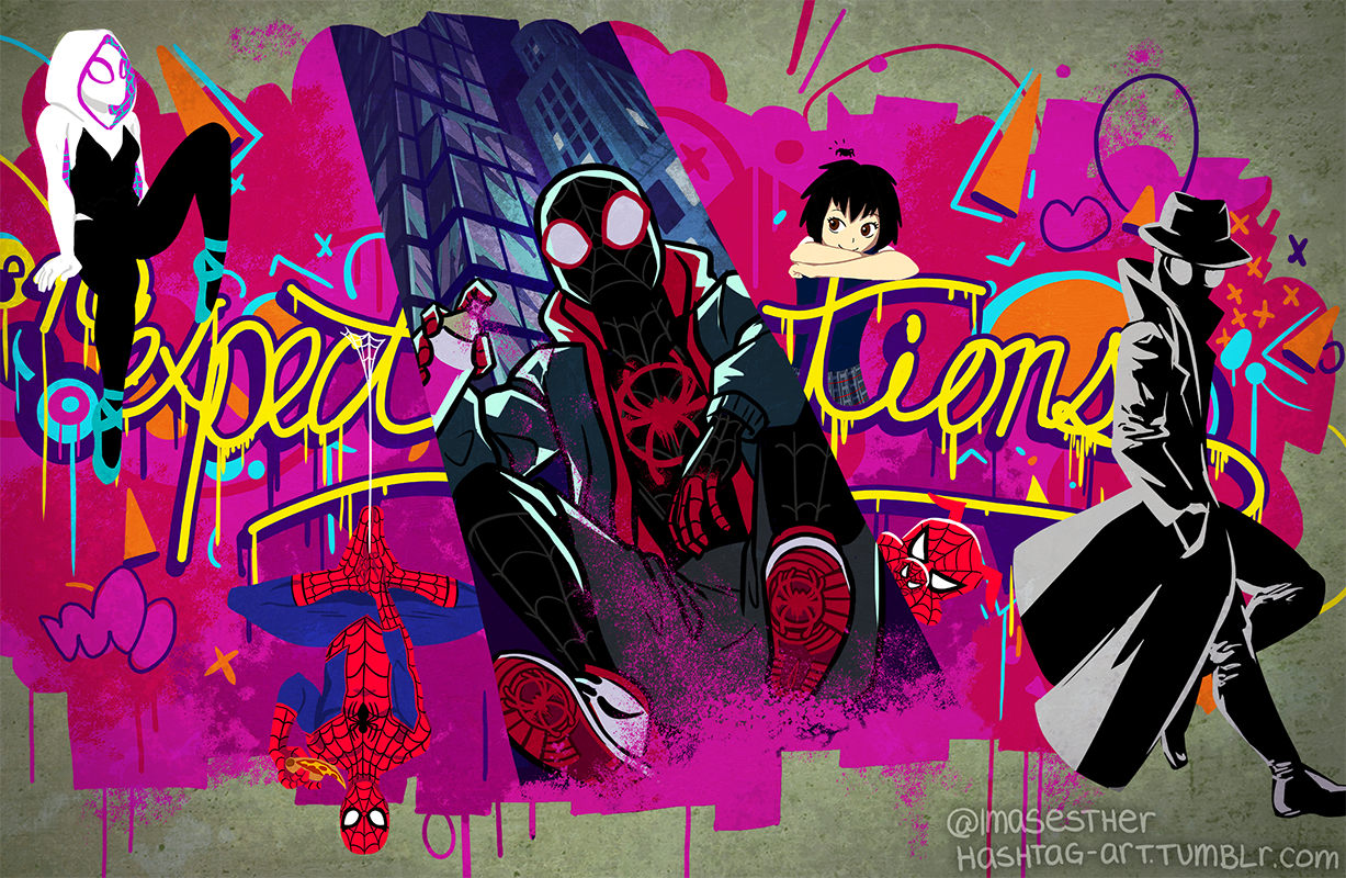 SPIDER MAN INTO SPIDER VERSE - Wallpaper Cave