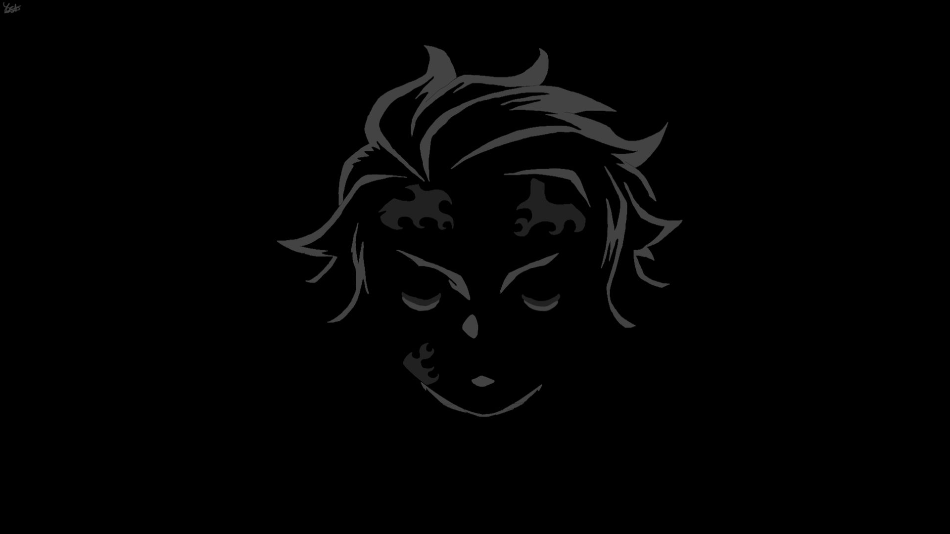 Demon King Tanjiro Dark - Wallpaper Cave