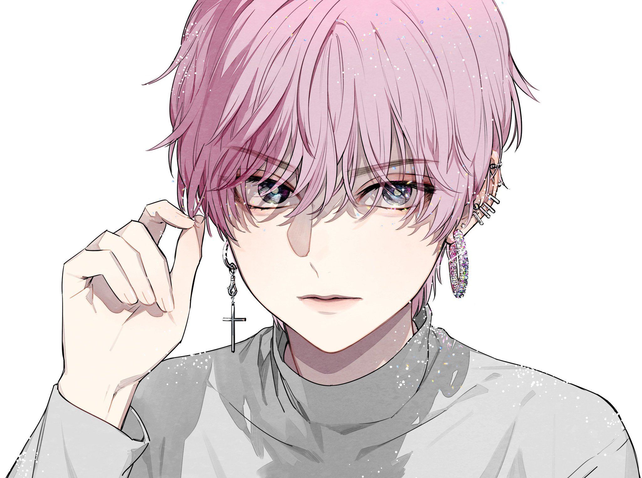 Pink hair anime boy. - Wallpaper Cave