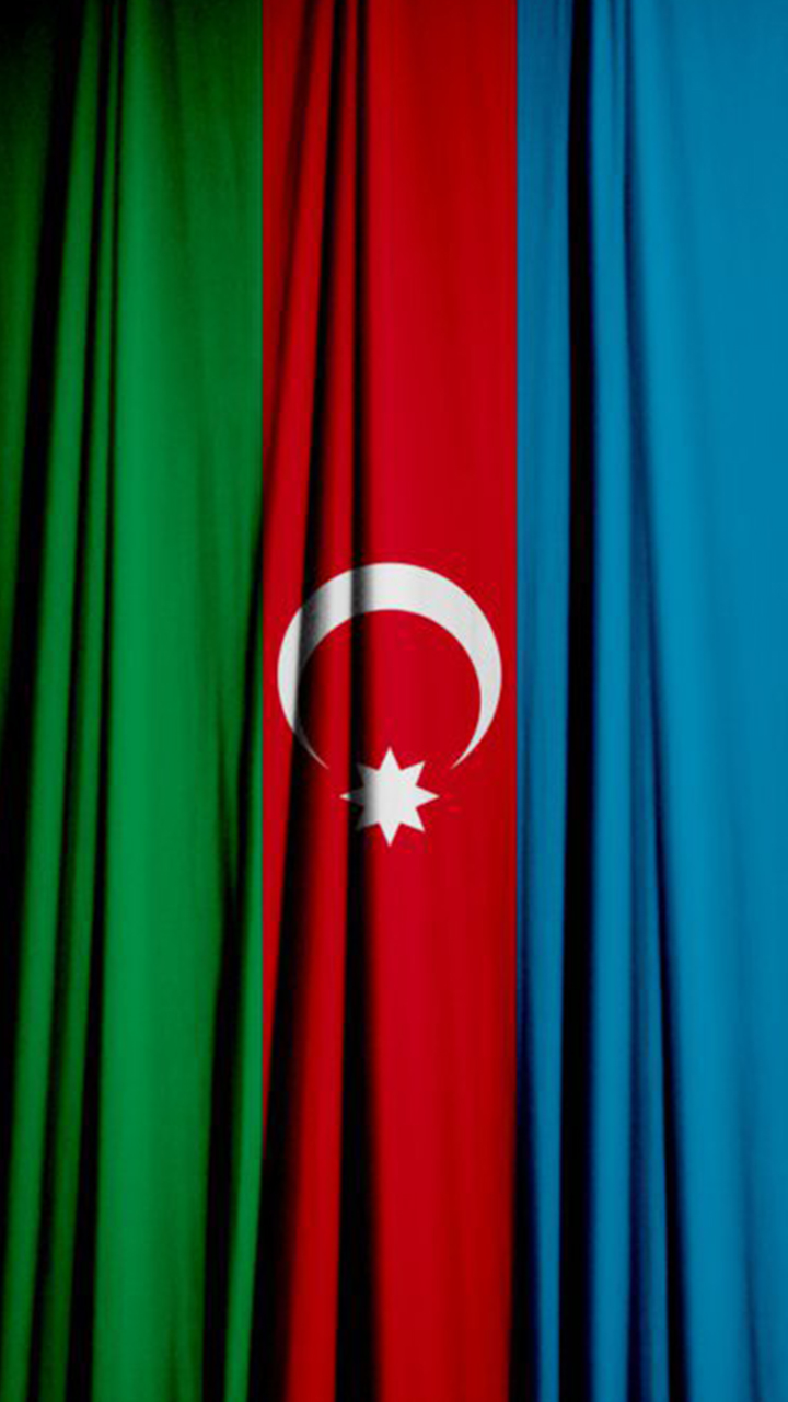 K Hd Az Rbaycan Bayra Divar Ka Z Azerbaijan Flag Wallpaper