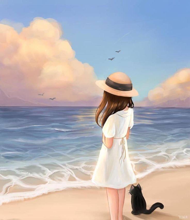 Anime cute girl Wallpaper Cave