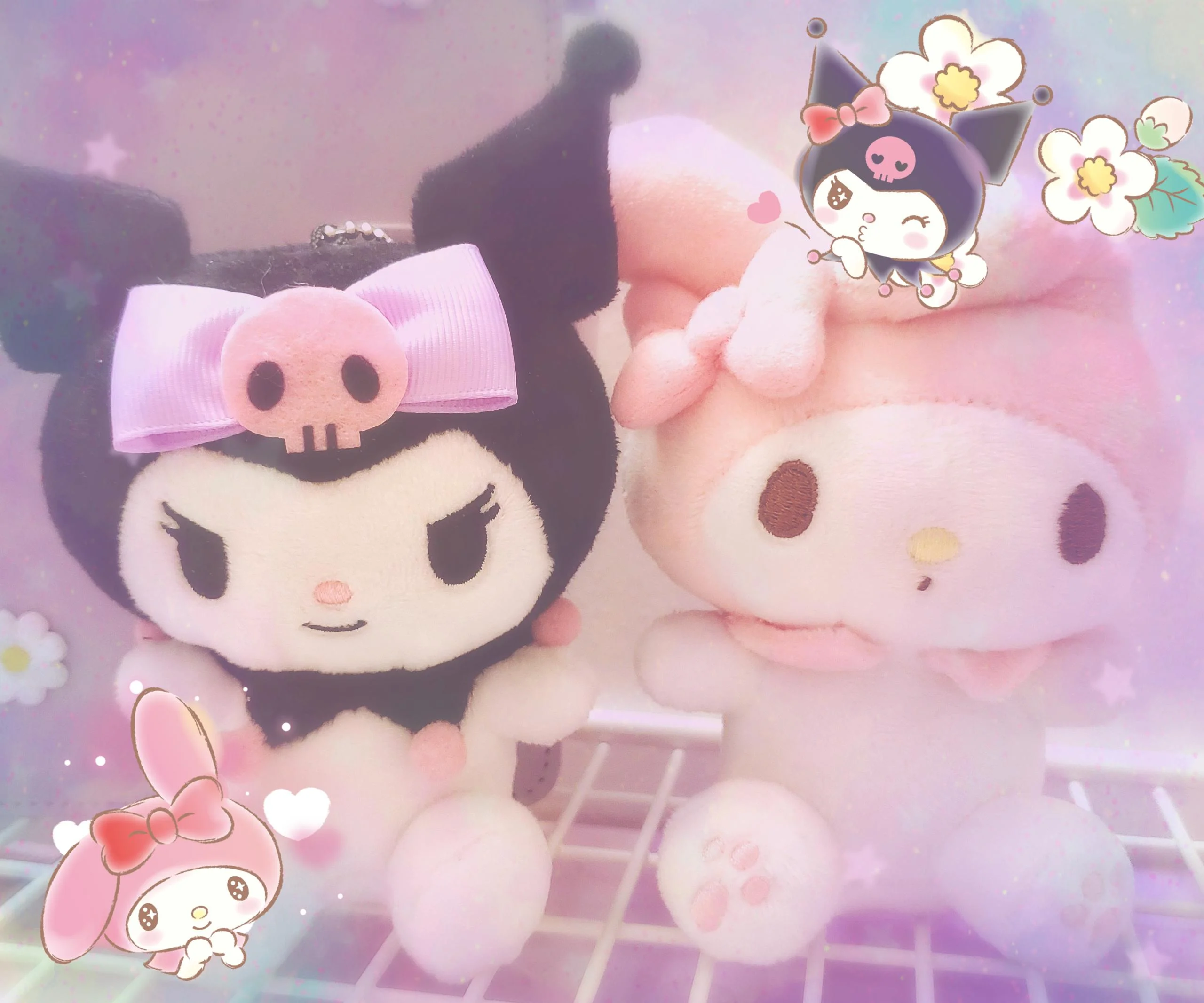 My melody and kuromi - Wallpaper Cave