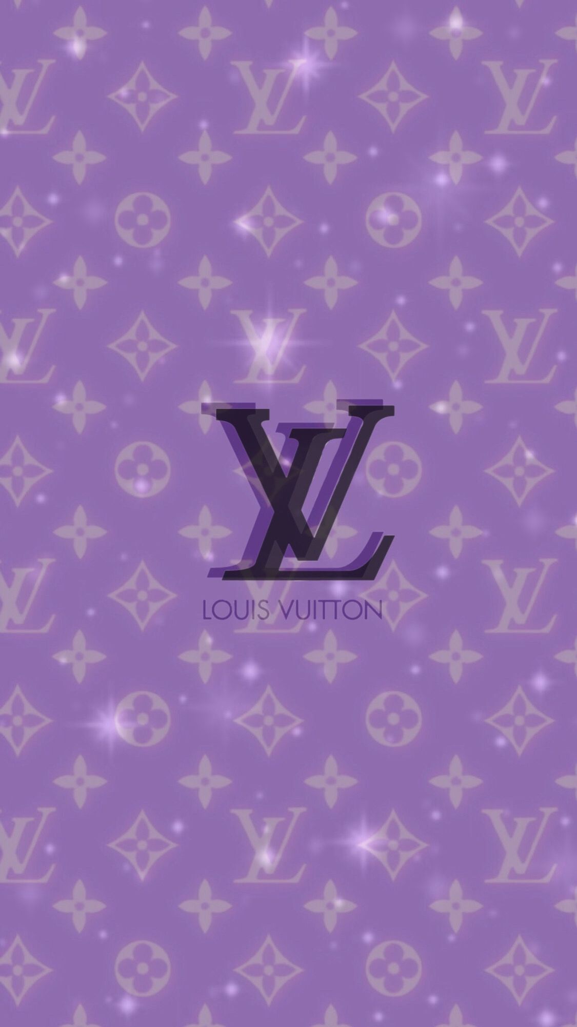 Download Purple Aesthetic Louis Vuitton Phone Wallpaper