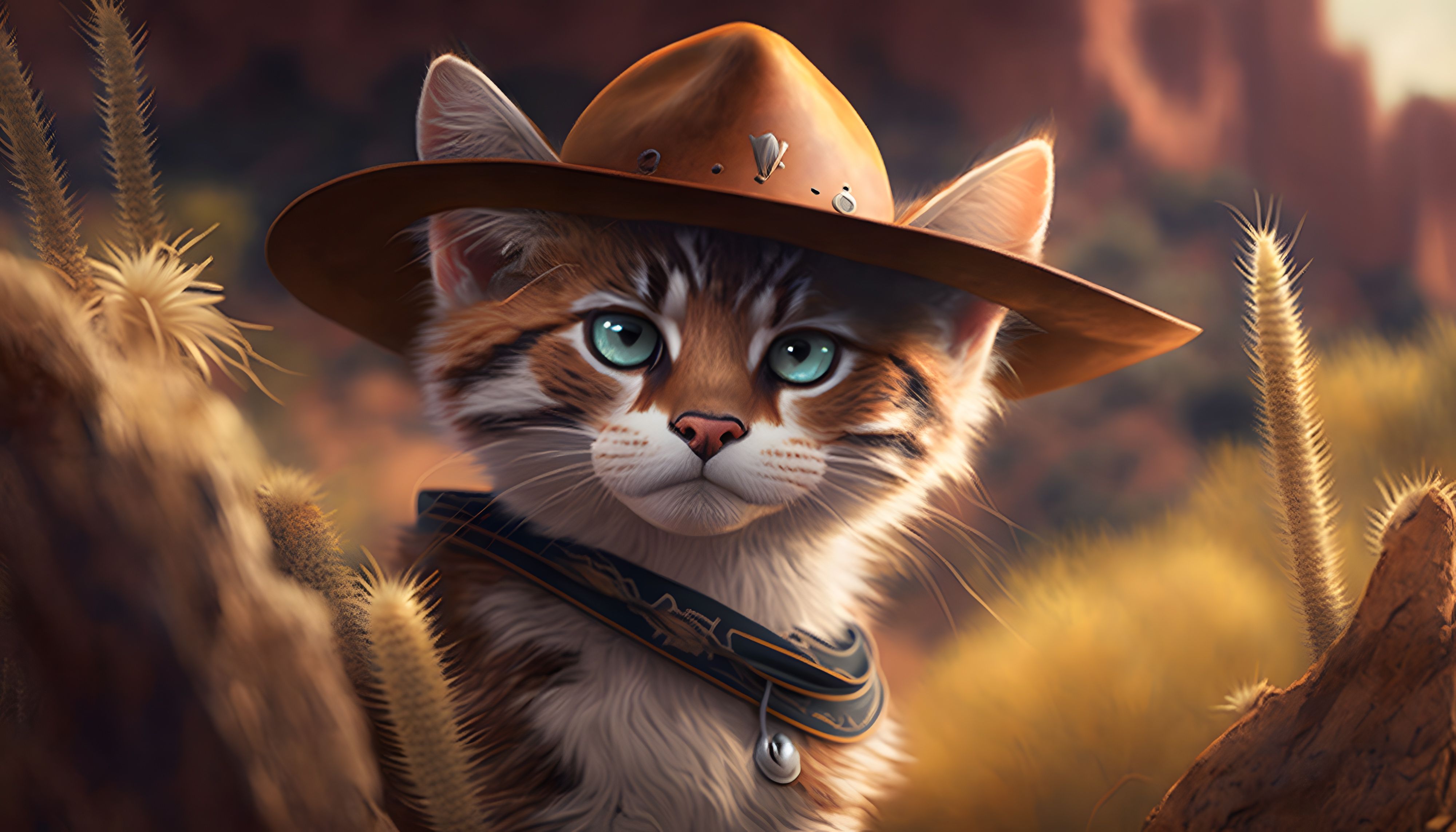 4k UHD Cowboy Western Cat Wallpaper - Wallpaper Cave