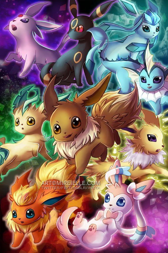 Eevee And Friends - Wallpaper Cave