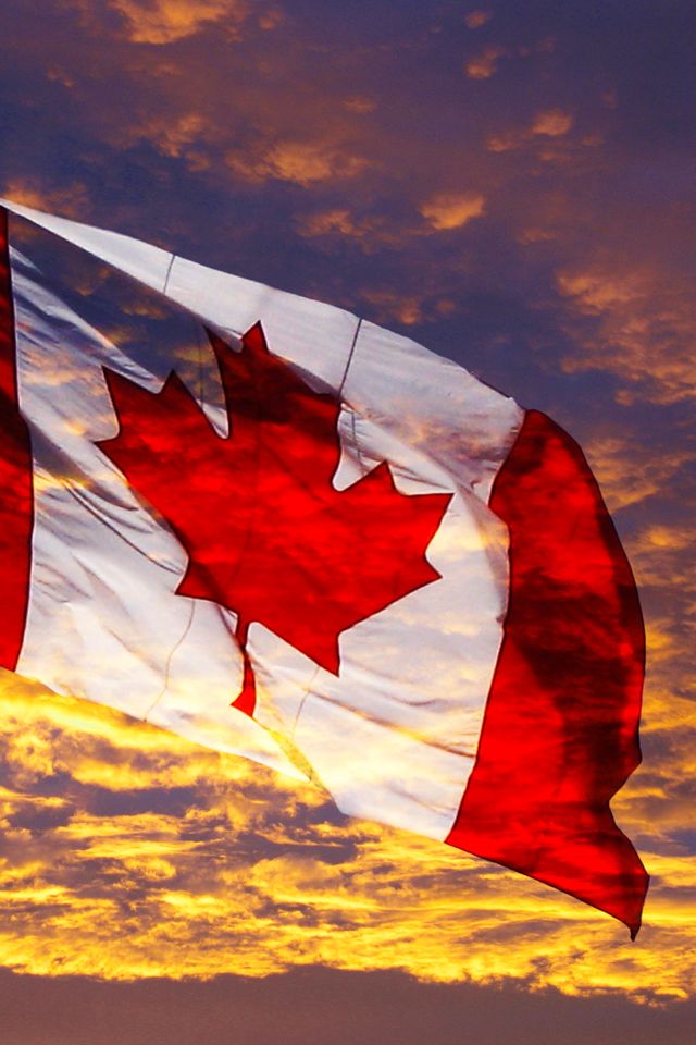 Canada flag sunset wallpaper - Wallpaper Cave