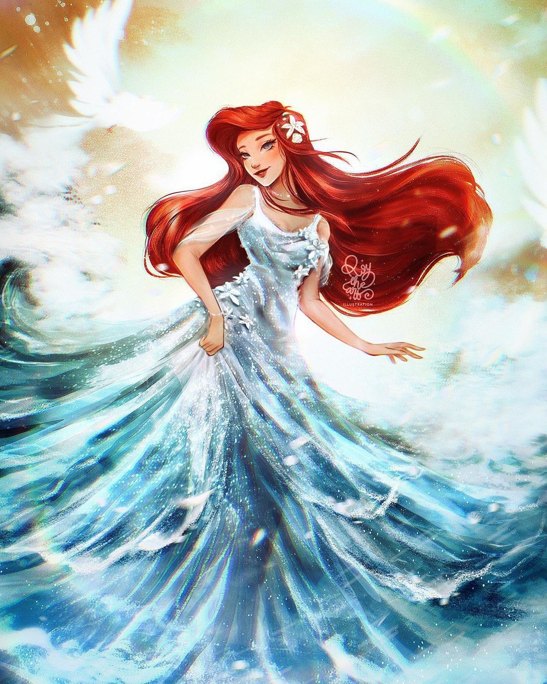 Princess Fantasy Art Ariel - Wallpaper Cave