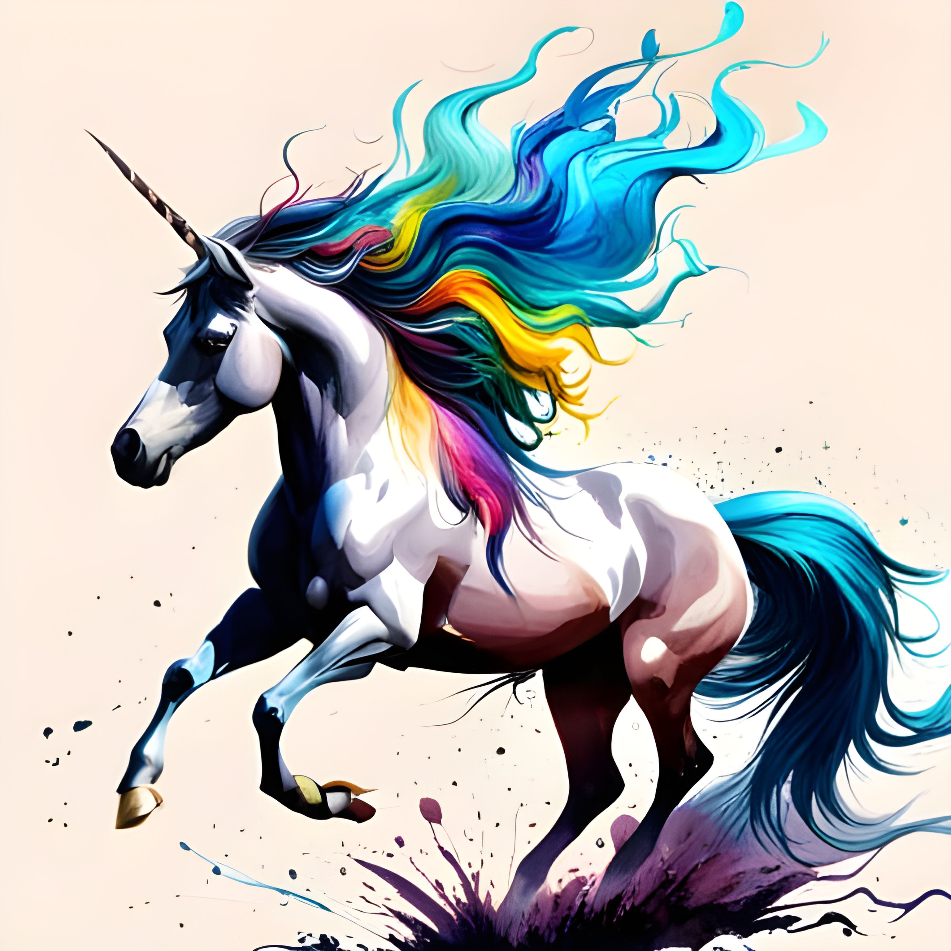 Colors of a Unicorn Wallpaper Cave