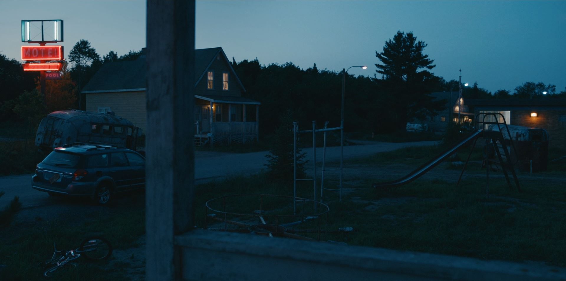 Playground at dusk - Wallpaper Cave