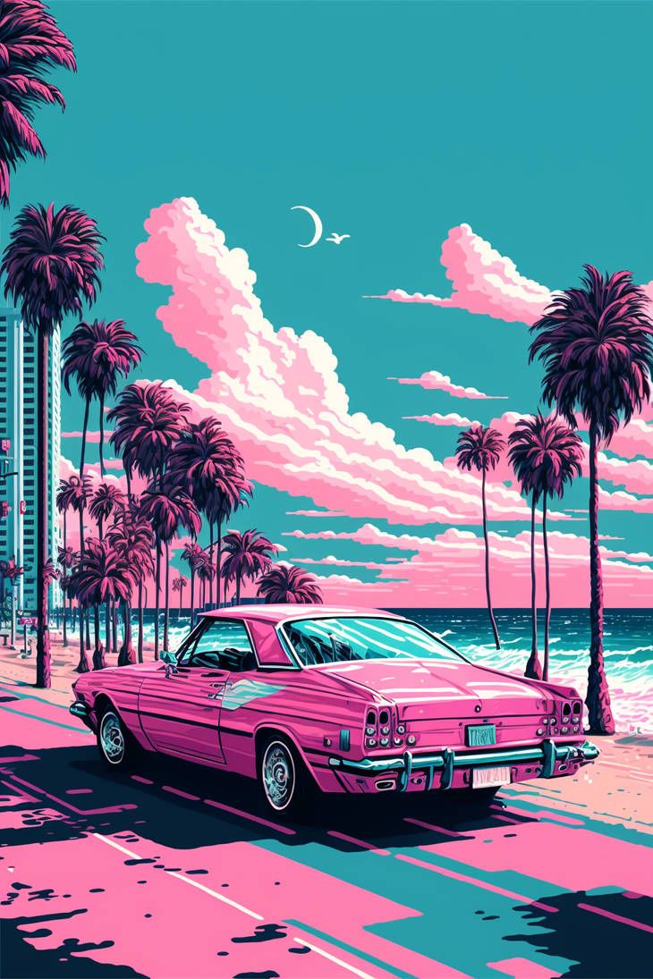 Pink car aesthetic - Wallpaper Cave