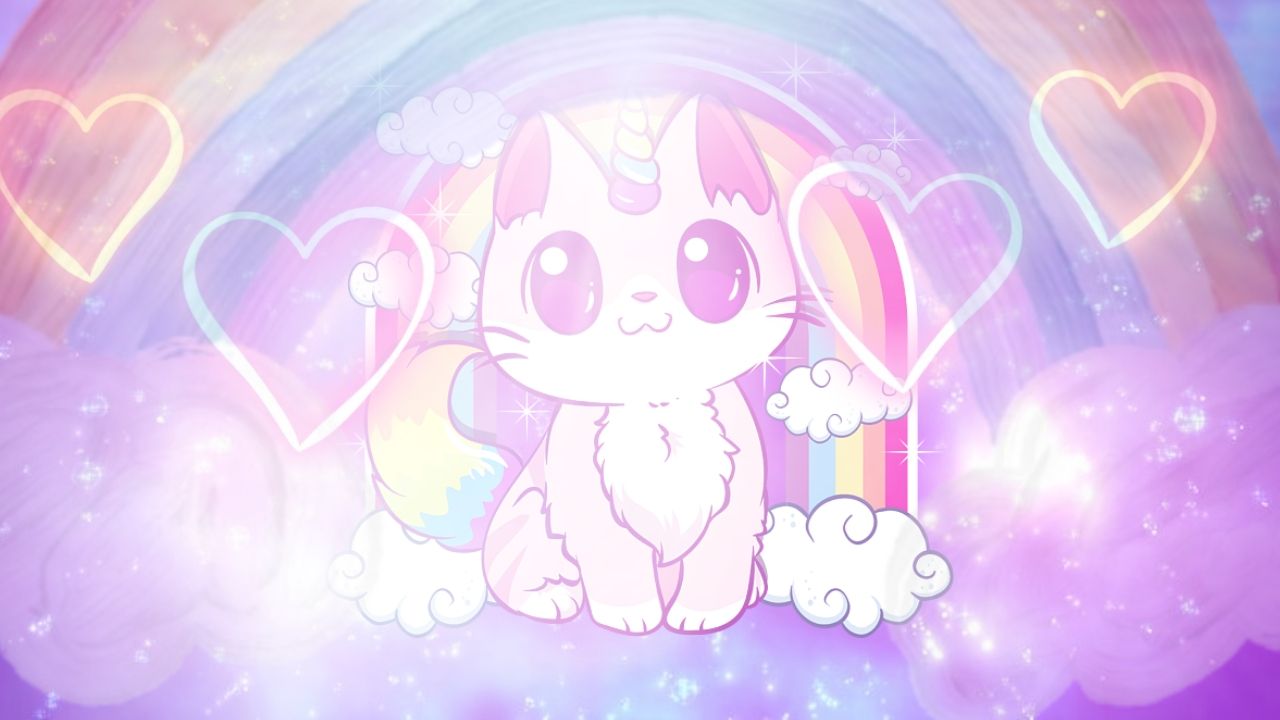 Cute rainbow cat wallpaper Wallpaper Cave